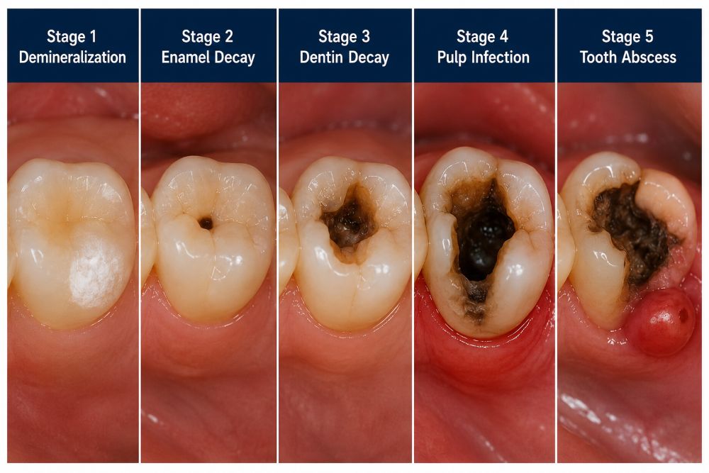 Stages of a Dental Cavity
