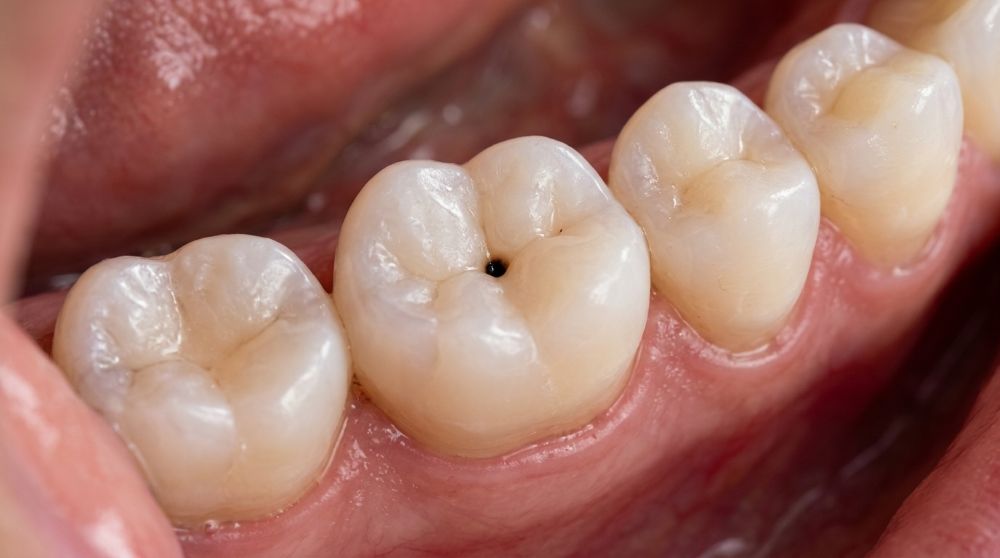 Small Black Point on Your Tooth