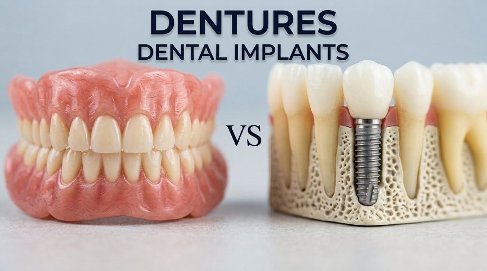 Dentures vs Dental Implants: Pros, Cons, and Costs Compared